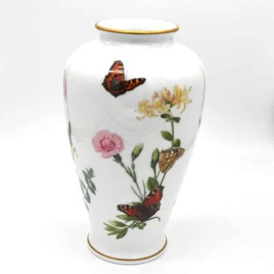 Urnenvase von Franklin Porcelain The Country Garden Butterfly