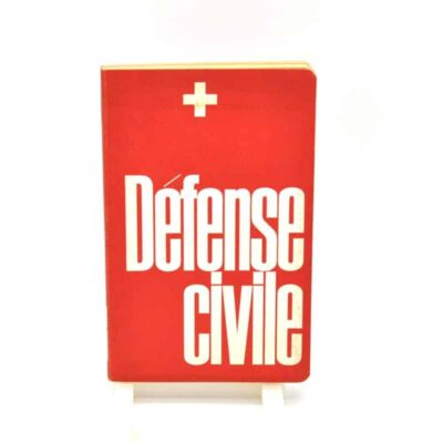 rotes zivilverteidigungsbuch auf französisch
