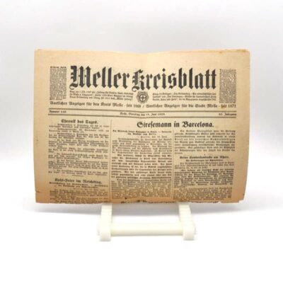 Meller Kreisblatt vom 18. Juni 1929