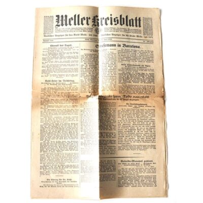 Meller Kreisblatt vom 18. Juni 1929