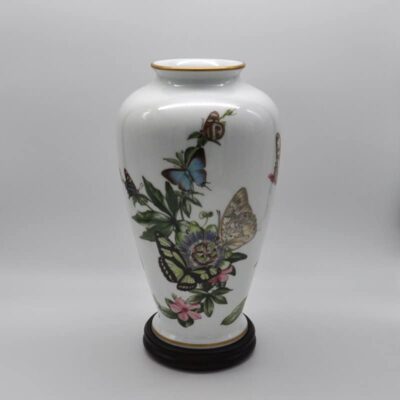 Urnenvase von Franklin Porcelain The Caribbean Butterfly