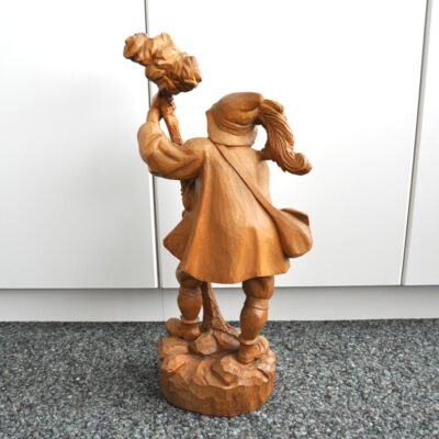 Holzfigur Rübezahl handgeschnitzt