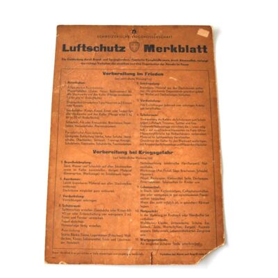 Luftschutzmerkblatt