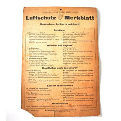 Luftschutzmerkblatt