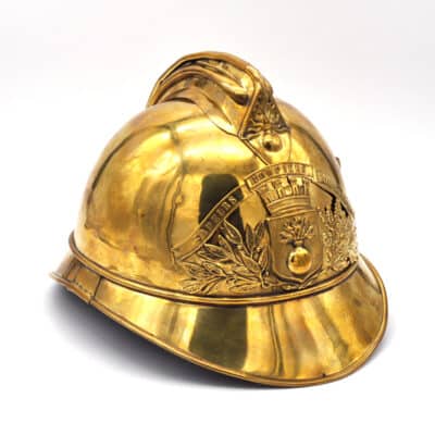 Antiker Feuerwehrhelm Hombourg-Budange
