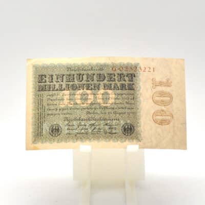 Inflationsnote 100 Millionen Mark