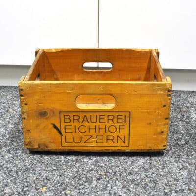 Harasse der Brauerei Eichhof Luzern