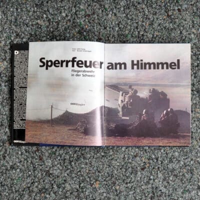 Buch Sperrfeuer am Himmel, Fliegerabwehr in der Schweiz von 1986.