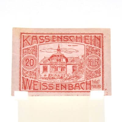 Notgeld der Gemeinde Weissenbach