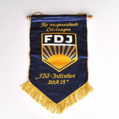 Wimpel FDJ Initiative DDR 25