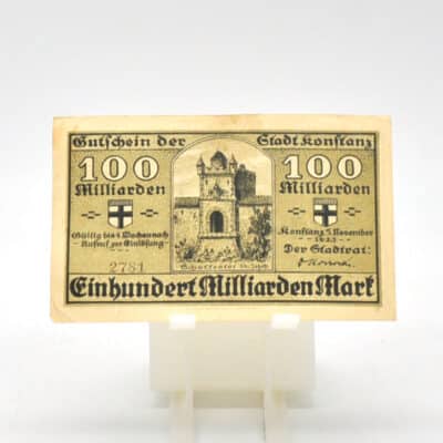 Inflationsnote 100 Milliarden Mark