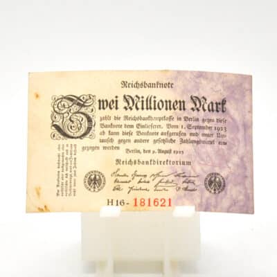 Inflationsnote über 2 Millionen Mark