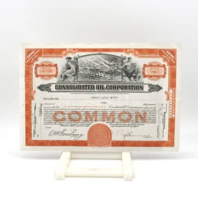 Historisches Wertpapier Consolidated Oil Corporation