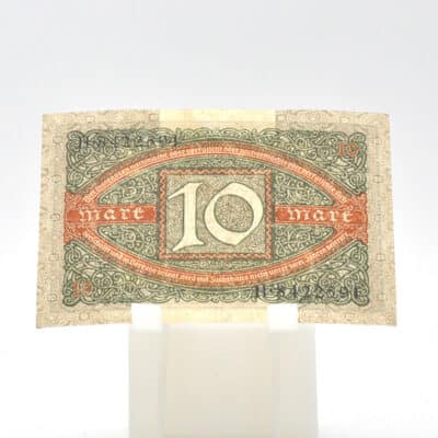 Alte Banknote über 10 Mark