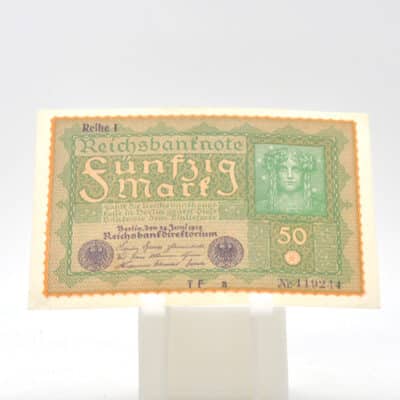 Alte Banknote über 50 Mark