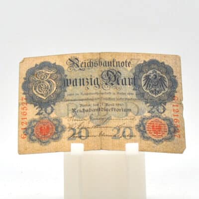 Alte Banknote über 20 Mark