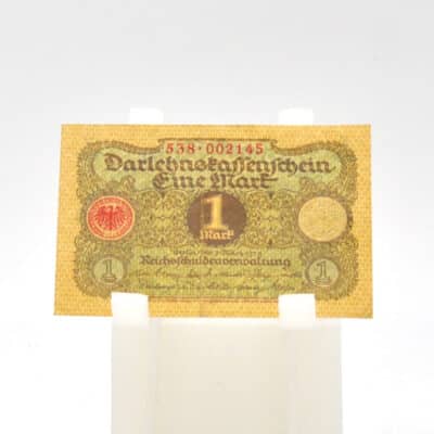 Alte Banknote/Darlehnskassenschein über 1 Mark