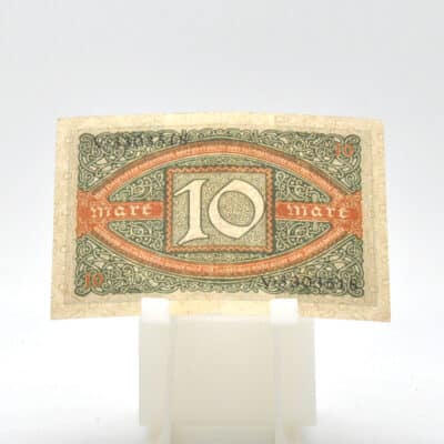 Alte Banknote über 10 Mark