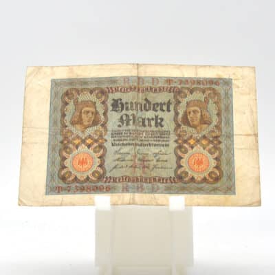 Alte Banknote über 100 Mark