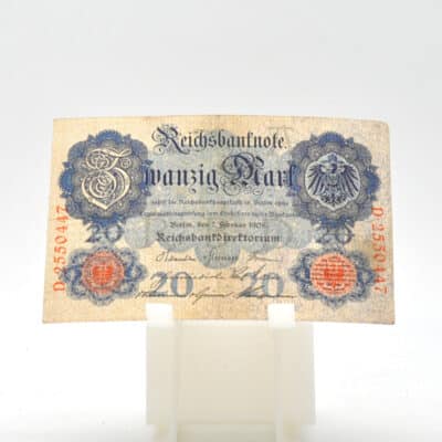 Alte Banknote über 20 Mark