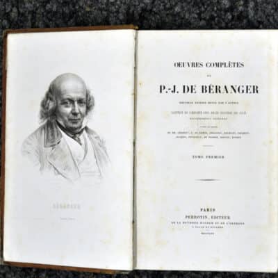 Antike Bücher von Pierre-Jean de Béranger