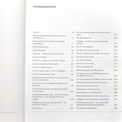 Buch "Die Schweizer Armee Heute" 1986