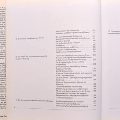 Buch "Die CH Armee heute" 1983