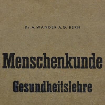 Altes Schulbuch Dr. Wander AG Bern