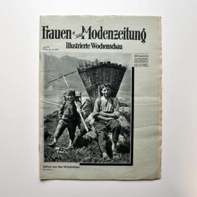 Zeitschrift Frauen & Modenzeitung Juli 1932