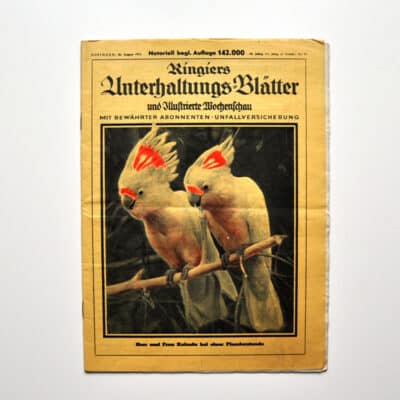 Zeitschrift “Ringiers Unterhaltungsblätter” 20. August 1932