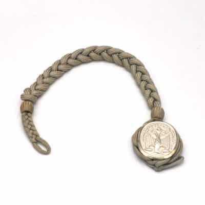 Schützenschnur in Silber der Bundeswehr