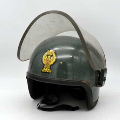 Einsatzhelm der Polizia di Stato Italien