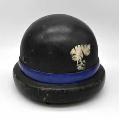 Motorradhelm der Polizia Stradale Schwarz 1960