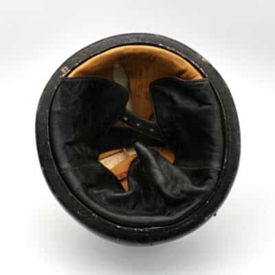 Motorradhelm der Polizia Stradale Schwarz 1960
