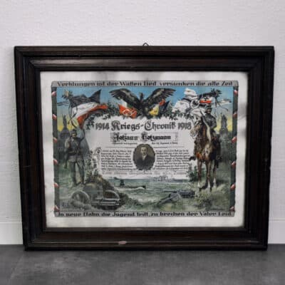 Antikes Bild "Kriegs-Chronik" Deutsches Reich 1914/18