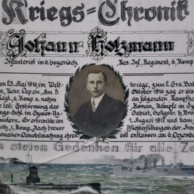 Antikes Bild "Kriegs-Chronik" Deutsches Reich 1914/18