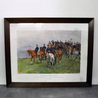 Antikes Bild "Die Schweizer Heerführer 1914 - 1915"