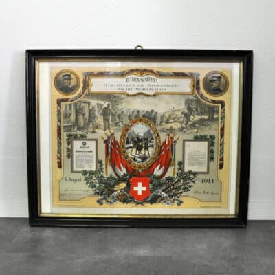 Antikes Bild "Historisches Andenken an die Mobilisation"