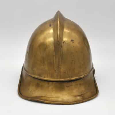 Antiker Feuerwehrhelm aus Messing