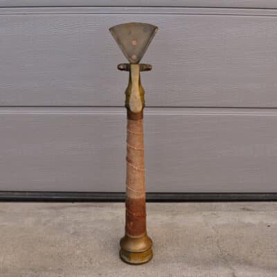 Antikes Wendrohr der Feuerwehr um 1920 Flachstrahl