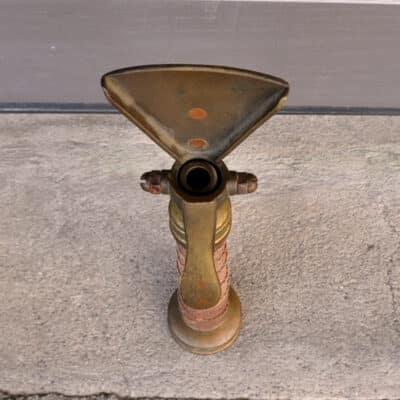 Antikes Wendrohr der Feuerwehr um 1920 Flachstrahl