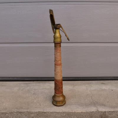 Antikes Wendrohr der Feuerwehr um 1920 Flachstrahl