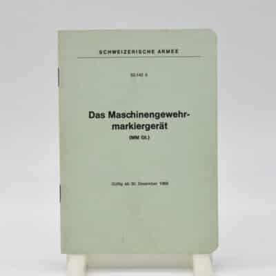 Reglement Das Maschinengewehrmarkiergerät