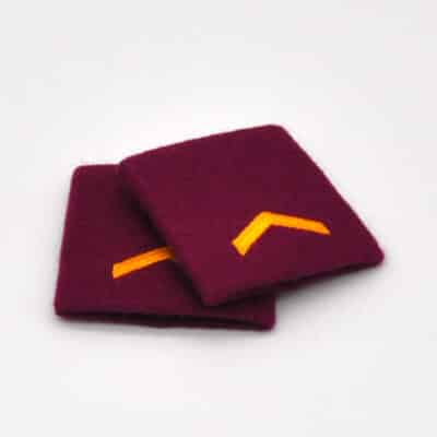 Achselschlaufen Korporal Logistiktruppen