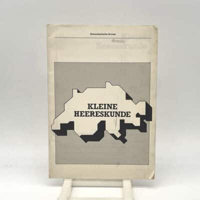 Broschur Kleine Heereskunde der Schweizer Armee 1986