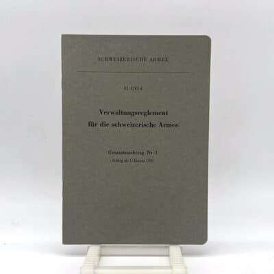 Reglement Gesamtnachtrag Verwaltungsreglement 1955