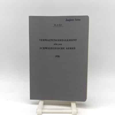 Verwaltungsreglement VR Zeughaus Aarau 1950