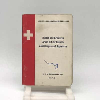 Broschur Melden und Krokieren SUOV 1965 | Fabulafero - Antiquitäten und Einzigartiges Broschur Melden und Krokieren SUOV 1965