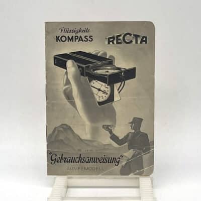 Broschur Recta Gebrauchsanweisung Armeemodell 1942