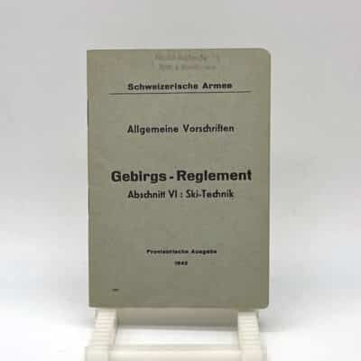 Gebirgs-Reglement Ski Technik 1942
